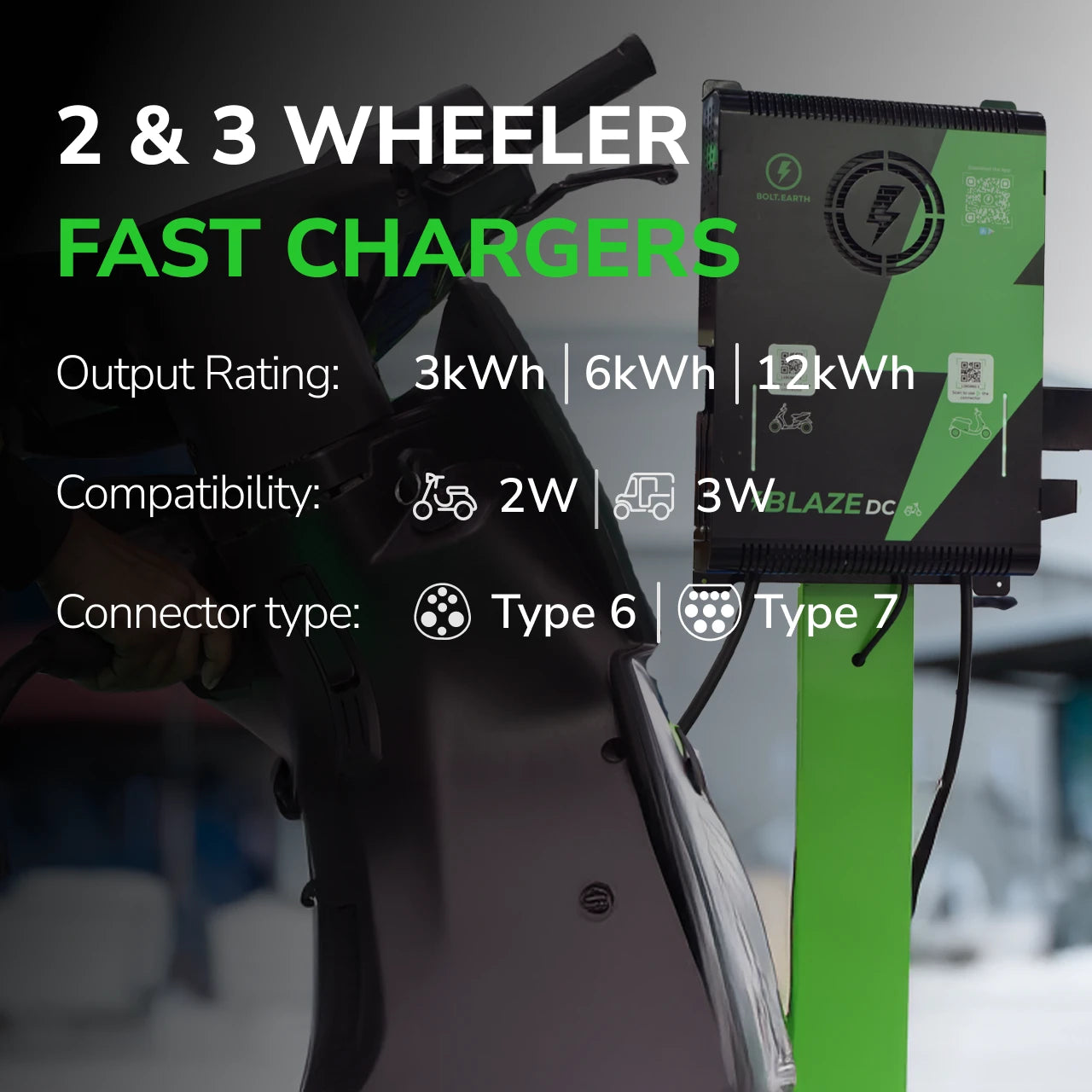 2 & 3 Wheeler Fast Chargers
