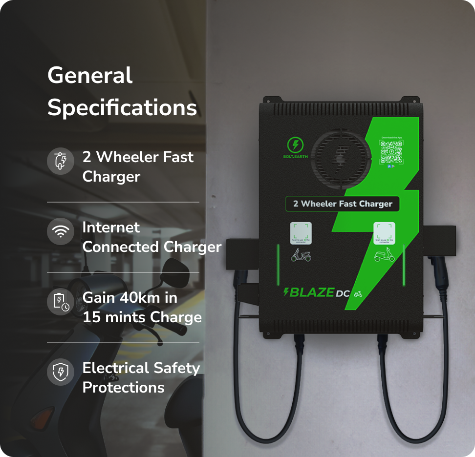 Blaze DC 3kW Dual Gun - Type 6 & Type 7